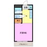 バンブメゾン 1Kの間取り