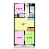 アメニティ　メイセイ 3LDKの間取り