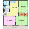 名鉄犬山線/中小田井駅 徒歩7分 1階 築41年 3DKの間取り