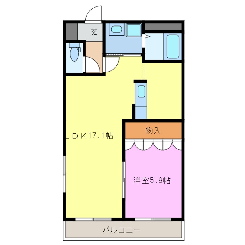 間取図 ホワイトハピネス