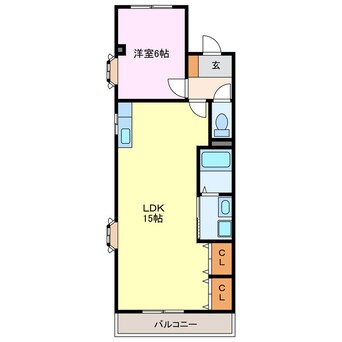 間取図 アンシャンテ