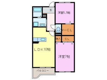 間取図 パラッツオ白山