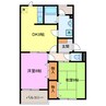 ハイツブロード 2DKの間取り