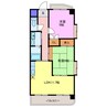 アネックス西町 2LDKの間取り
