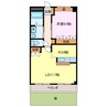 グランドステージ 1LDKの間取り