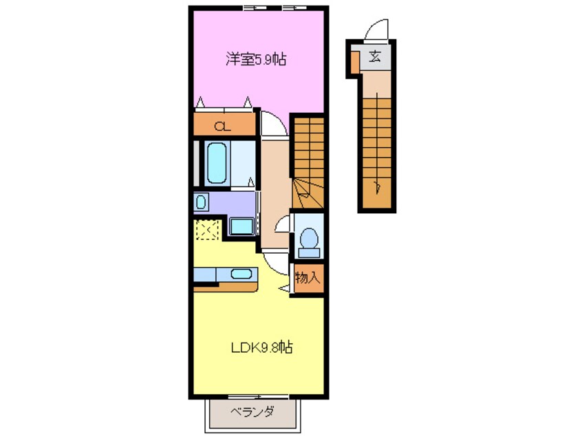間取図 サニーハウス