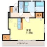 シャトレ純Ⅱ 1Rの間取り