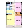 アリスハウス 2LDKの間取り