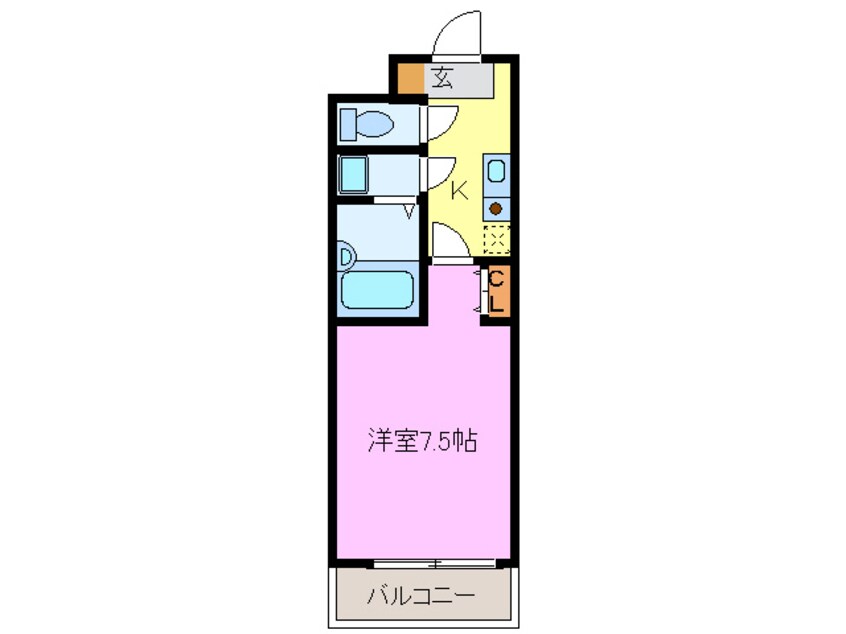 間取図 エクセレント栄光