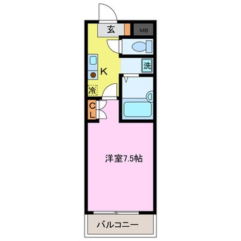 間取図 エクセレント栄光
