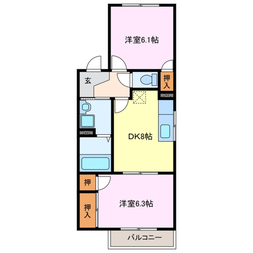 間取図 シェソワ