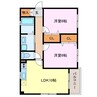 ペイサージュ 2LDKの間取り