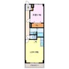 シャンドフルール元町 1LDKの間取り