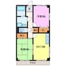 ＳＡＴマンション 2DKの間取り