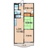 サンハイツ赤城 3LDKの間取り