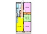 赤城パークマンション 3LDKの間取り