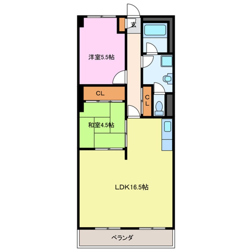 間取図 赤城パークマンション