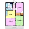 第２坂井マンション 3DKの間取り