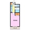 セシボンⅢ 1Kの間取り