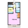 エバープレイスⅡ 1Kの間取り