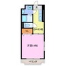 ジョビⅡ 1DKの間取り
