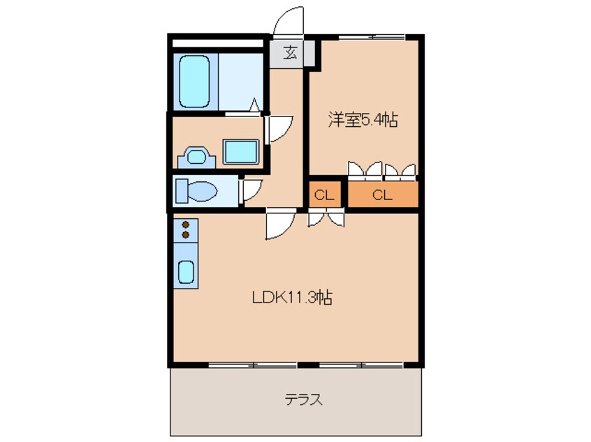 間取図 グランドールエルク