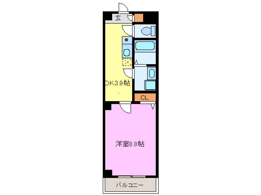 間取図 名鉄犬山線/西春駅 徒歩37分 1階 築18年