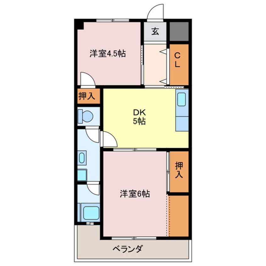 間取図 アポロ第二万恵マンション