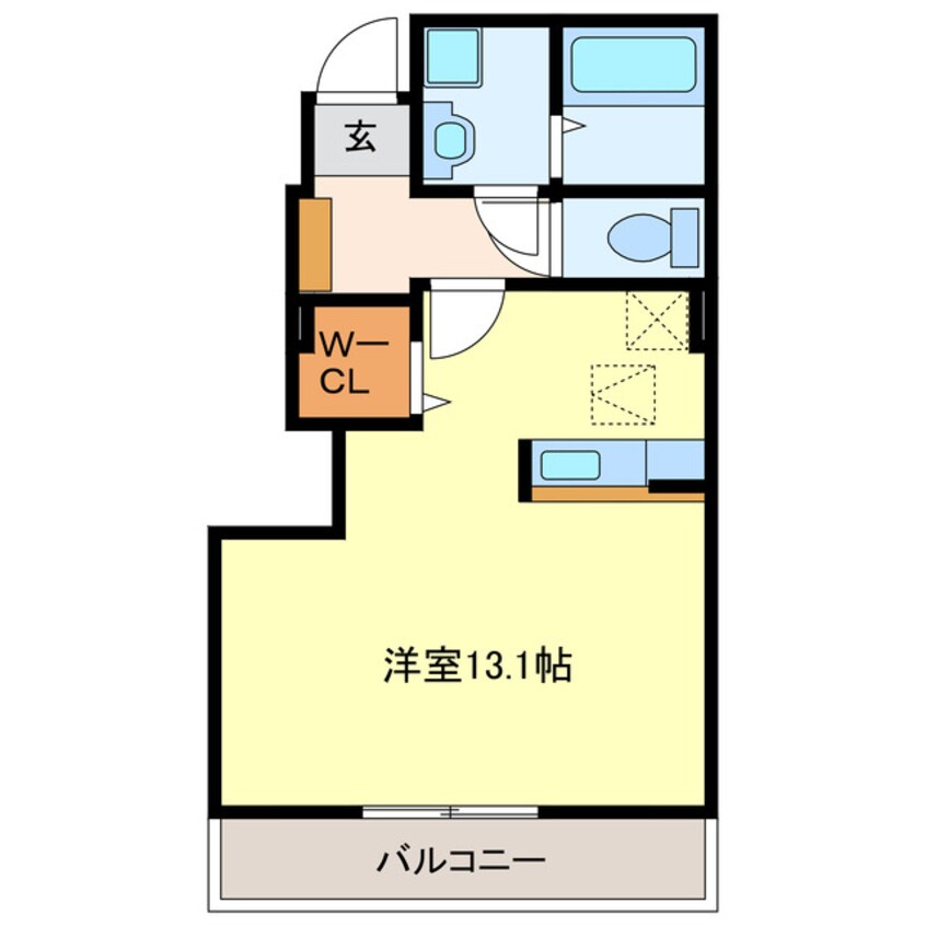間取図 カーサブレッザ