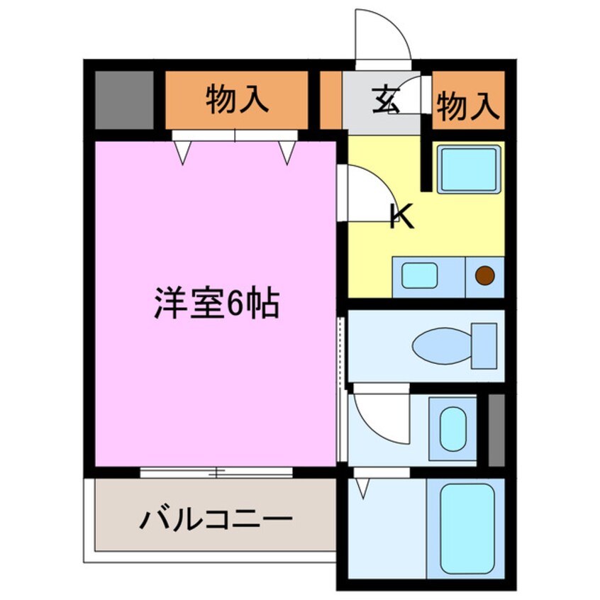 間取図 ハピネス八筋