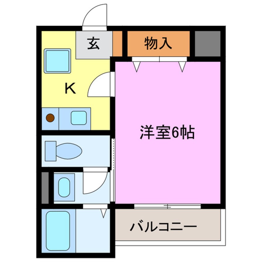 間取図 ハピネス八筋