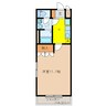 サンハイム 1Kの間取り