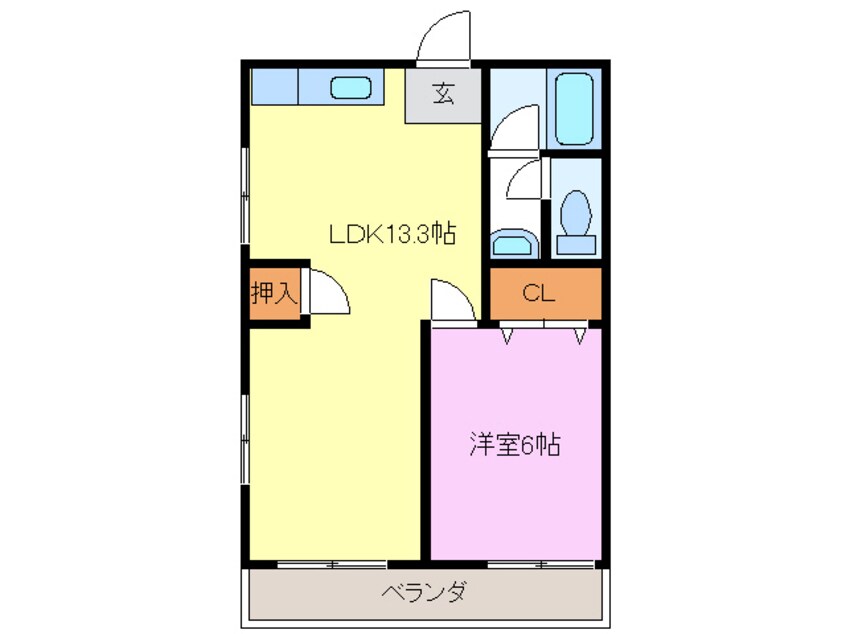 間取図 大池ビル