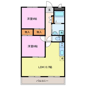 間取図 セラフィ西原