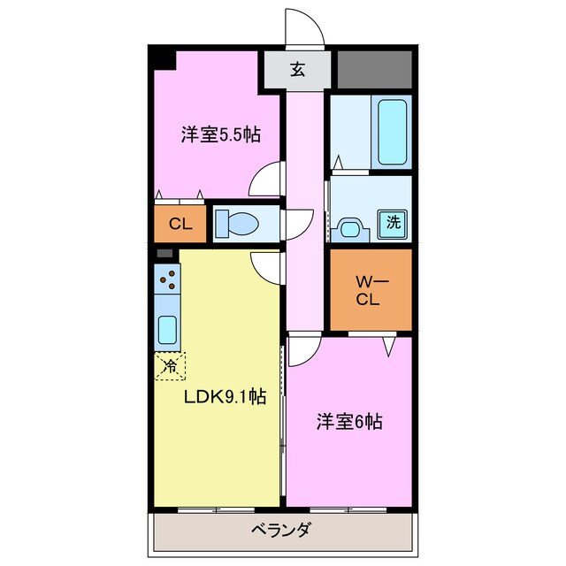 間取り図 第２ファミール大津