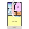 リアンリュー４３ 1LDKの間取り