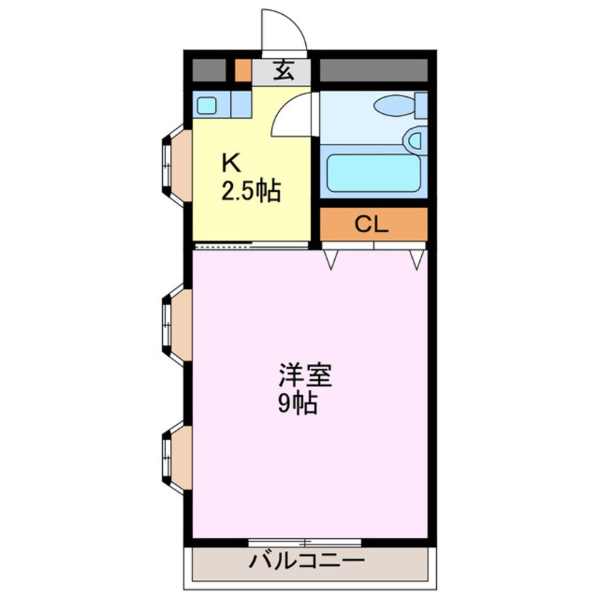 間取図 ホワイトハイツエムワン