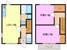 ＡＰＴ庄内緑地Ⅱ棟 2LDKの間取り