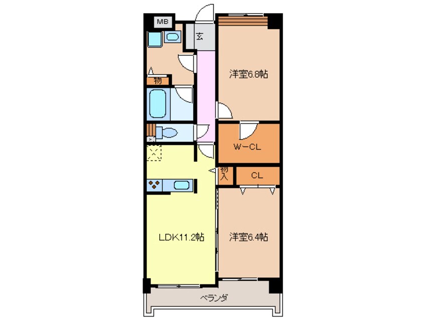 間取図 ベルザイア