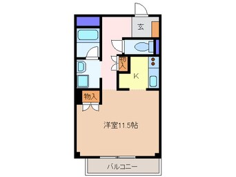 間取図 セジュール庄内緑地