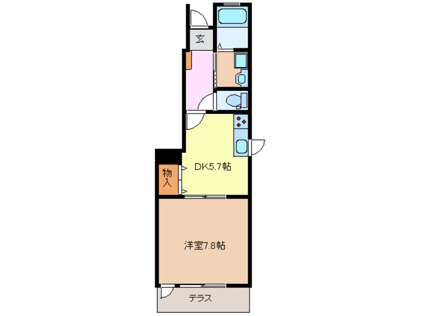 間取図 ソレイユ