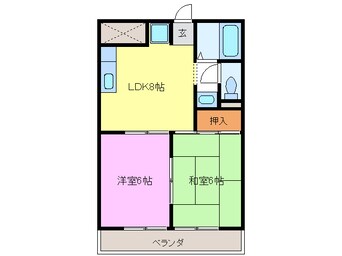 間取図 マンションメトロ