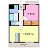 ルーチェ庄内緑地 1LDKの間取り