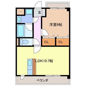 間取図 ルーチェ庄内緑地