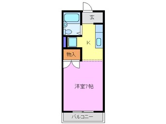 間取図 リバーサイドＯＮＥ