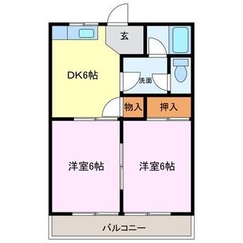 間取図 ヴィラ平成