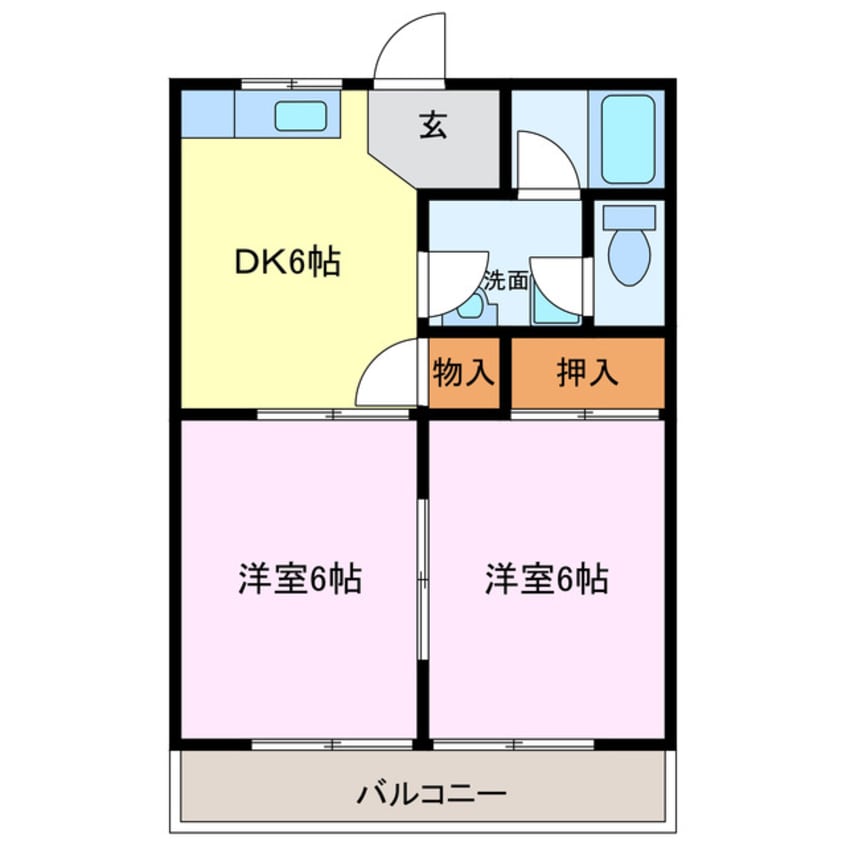 間取図 ヴィラ平成