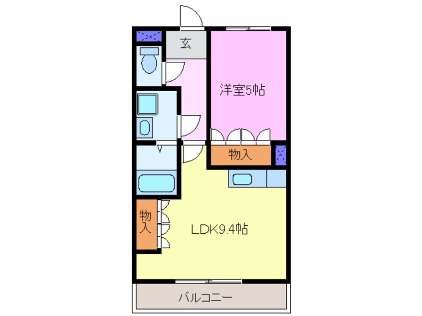 間取図 ヴレ　スュール