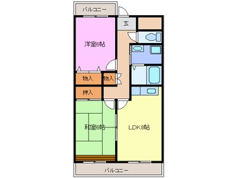 間取図 名鉄名古屋本線/新清洲駅 徒歩4分 2階 築27年