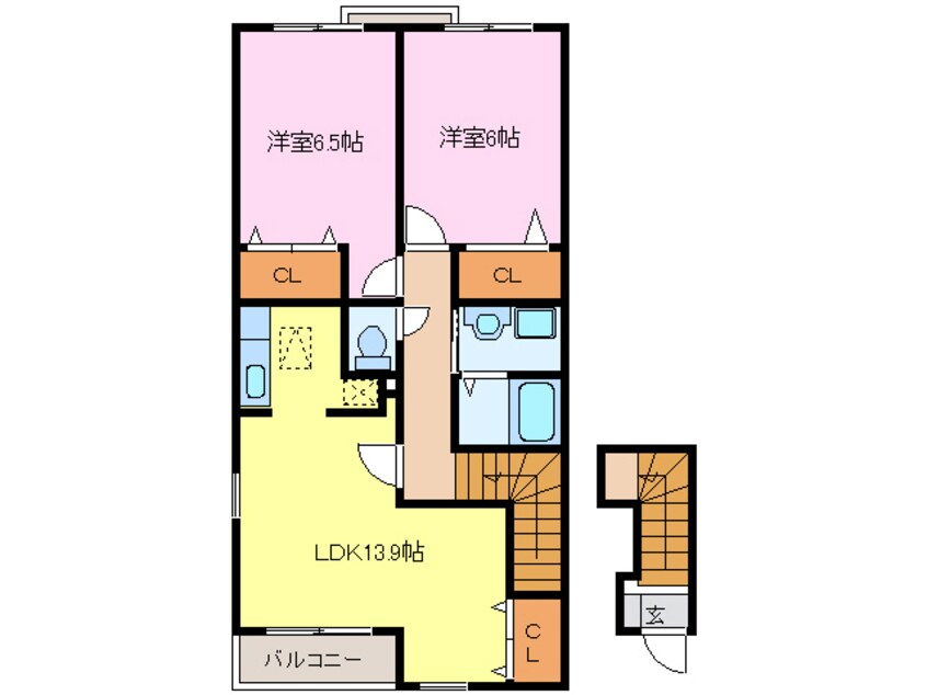 間取図 オレンジガーデンⅤＢ